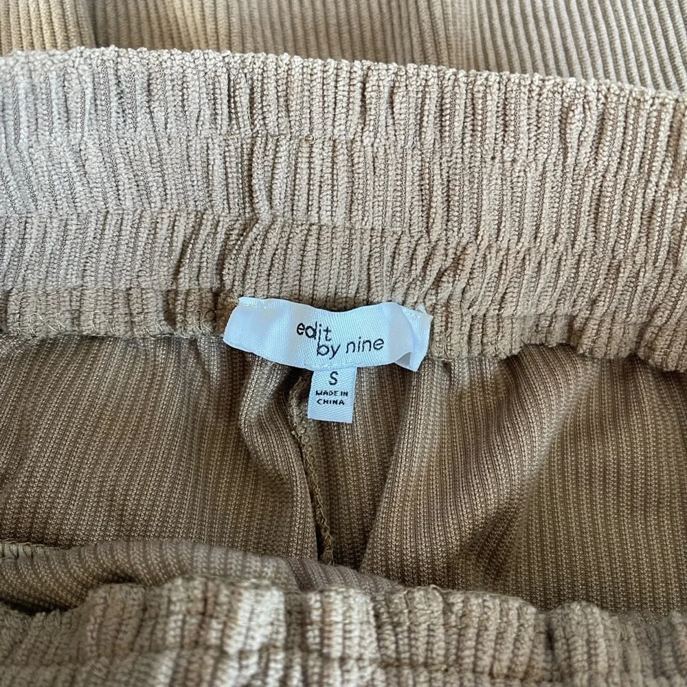 Edit by Nine Wide Leg Corduroy Pull-On Pants Size Small - Picture 4 of 4